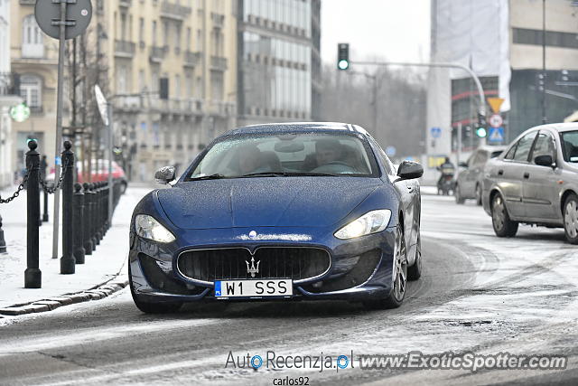 Maserati GranTurismo spotted in Warsaw, Poland