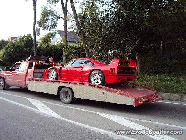 Ferrari F40 spotted in Krasnodar, Russia