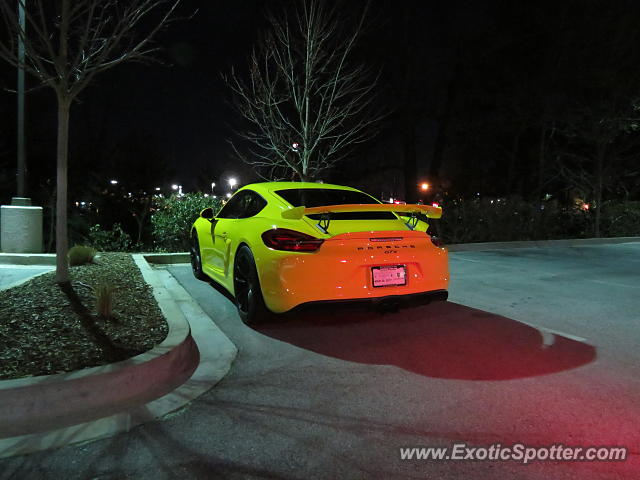 Porsche Cayman GT4 spotted in Chattanooga, Tennessee