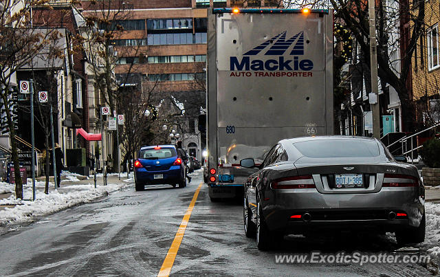 Aston Martin DB9 spotted in Toronto, Canada