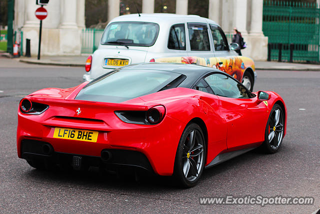 Ferrari 488 GTB spotted in London, United Kingdom