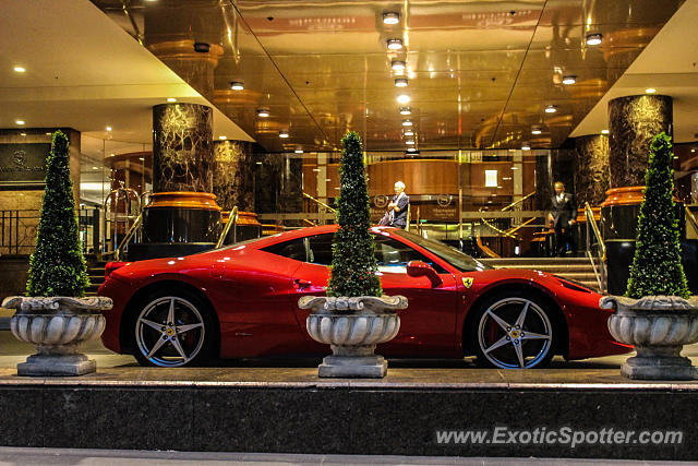 Ferrari 458 Italia spotted in Sydney, Australia