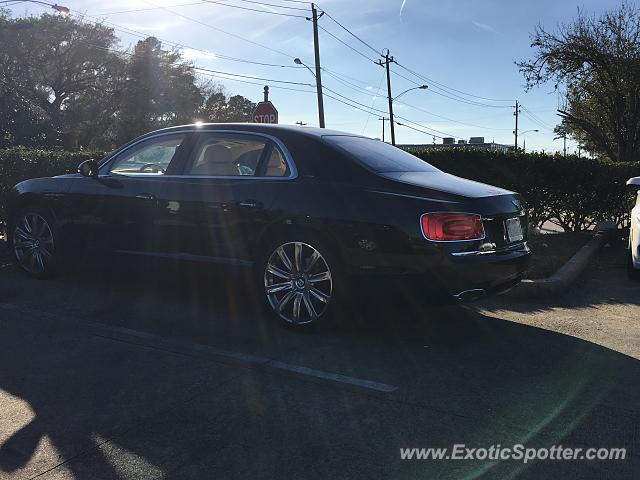 Bentley Flying Spur spotted in Houston, Texas