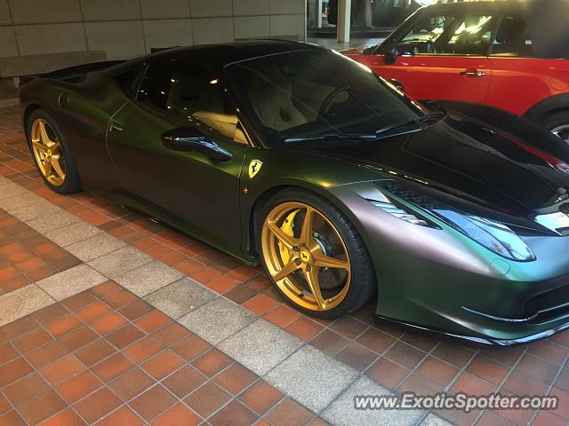 Ferrari 458 Italia spotted in Barcelona, Spain