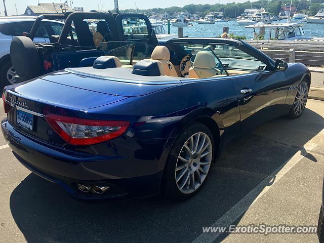 Maserati GranTurismo spotted in Marthas Vineyard, Massachusetts