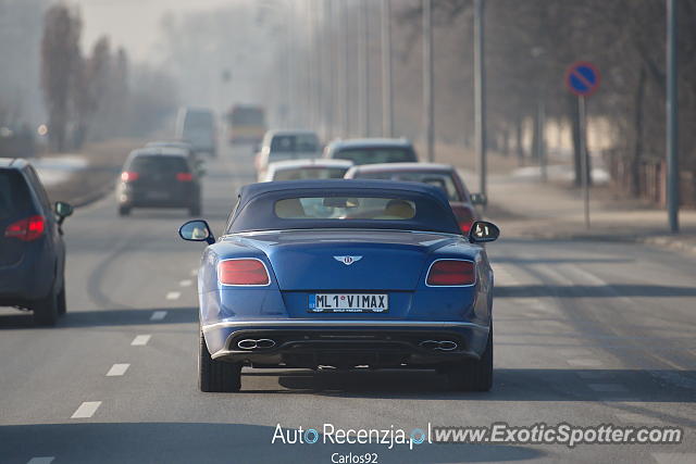 Bentley Continental spotted in Warsaw, Poland