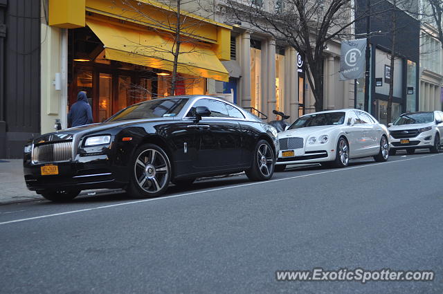 Rolls-Royce Wraith spotted in Manhattan, New York