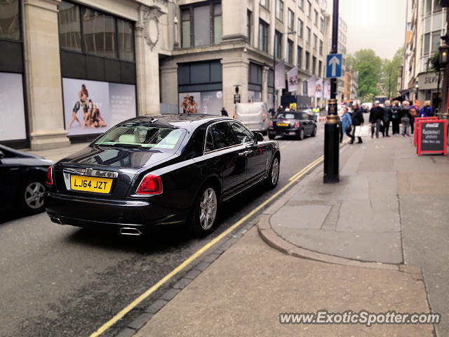 Rolls-Royce Ghost spotted in London, United Kingdom