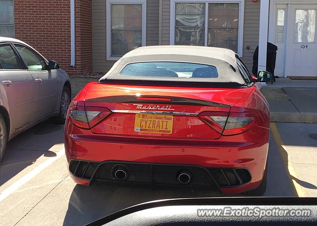 Maserati GranCabrio spotted in Ames, Iowa