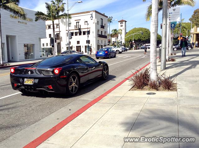 Ferrari 458 Italia spotted in Beverly Hills, California