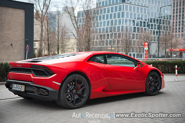 Lamborghini Huracan spotted in Warsaw, Poland