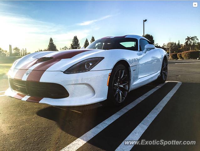 Dodge Viper spotted in San Jose, California