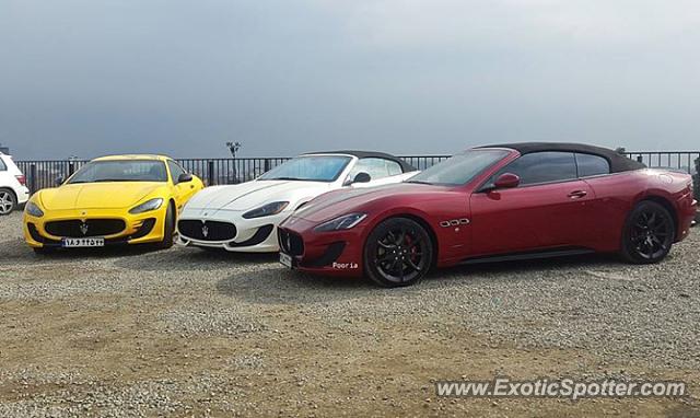 Maserati GranCabrio spotted in Tehran, Iran