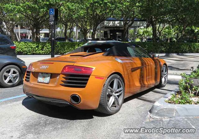 Audi R8 spotted in Bal Harbour, Florida