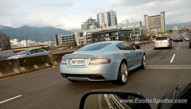 Aston Martin DB9 spotted in Taipei, Taiwan