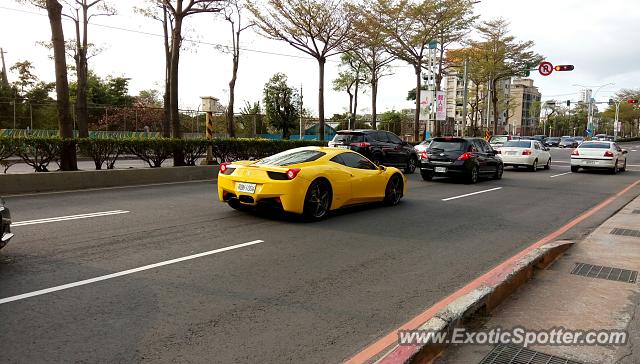 Ferrari 458 Italia spotted in Taipei, Taiwan