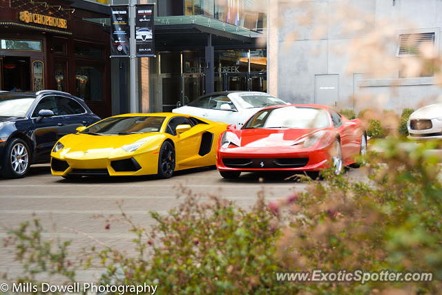 Lamborghini Aventador spotted in Cherry Creek, Colorado