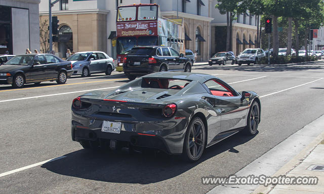 Ferrari 488 GTB spotted in Beverly Hills, California