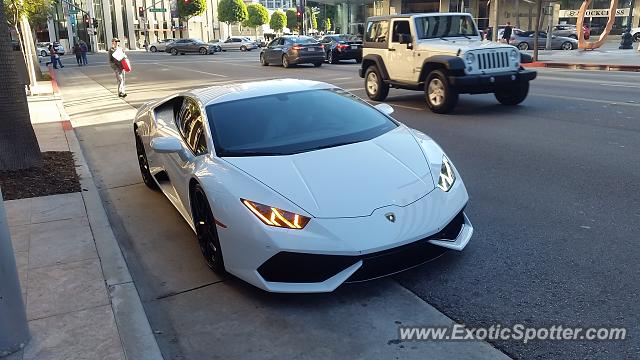 Lamborghini Huracan spotted in Beverly Hills, California