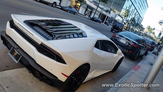 Lamborghini Huracan spotted in Beverly Hills, California