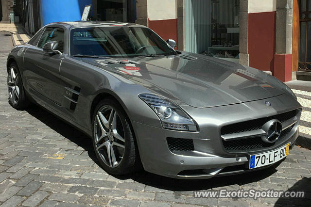 Mercedes SLS AMG spotted in Funchal, Portugal