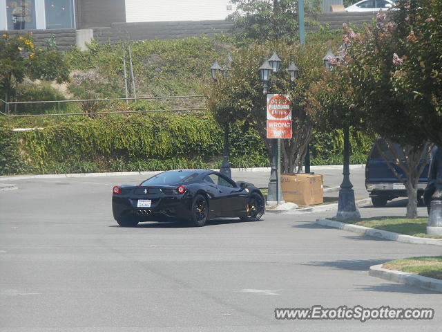 Ferrari 458 Italia spotted in Redondo Beach, California