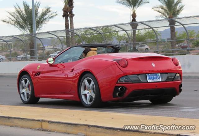 Ferrari California spotted in Las Vegas, Nevada