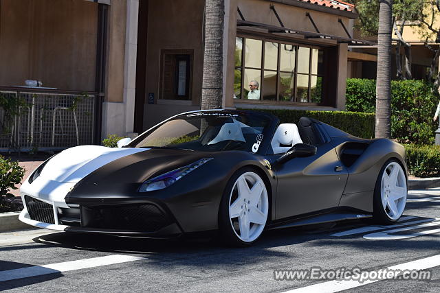 Ferrari 488 GTB spotted in Newport Beach, California