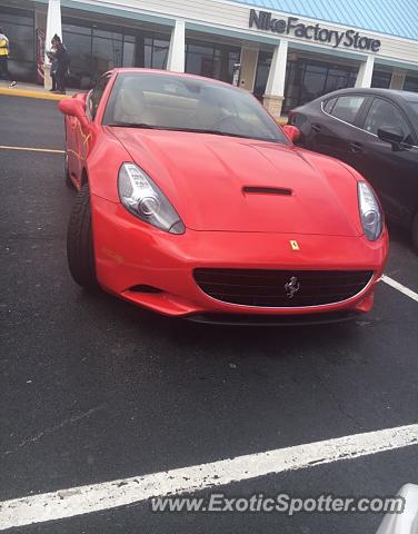 Ferrari California spotted in Rehoboth Beach, Delaware