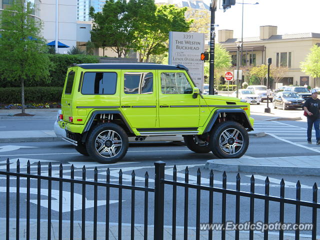 Mercedes 4x4 Squared spotted in Atlanta, Georgia