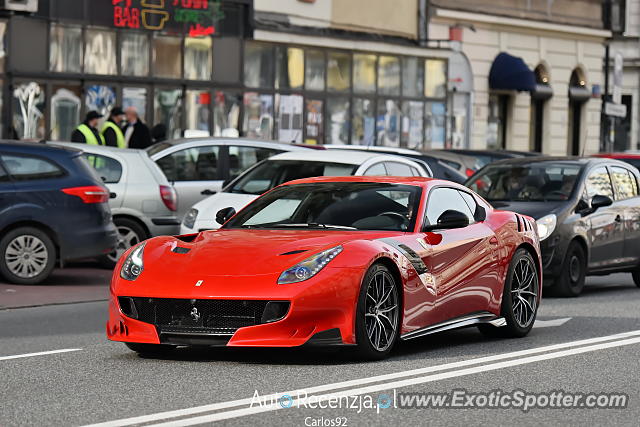 Ferrari F12 spotted in Warsaw, Poland