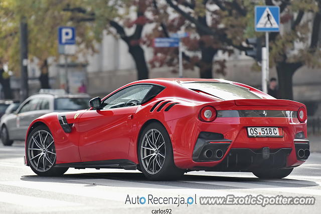 Ferrari F12 spotted in Warsaw, Poland