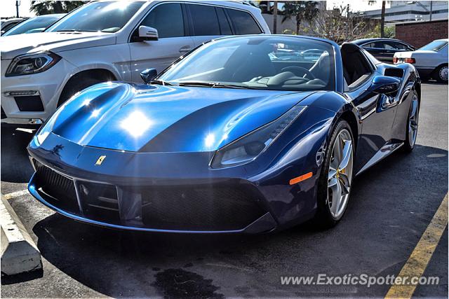 Ferrari 488 GTB spotted in Beverly Hills, California