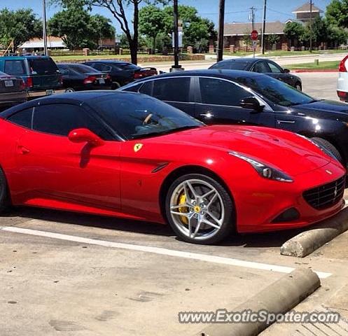 Ferrari California spotted in Irving, Texas