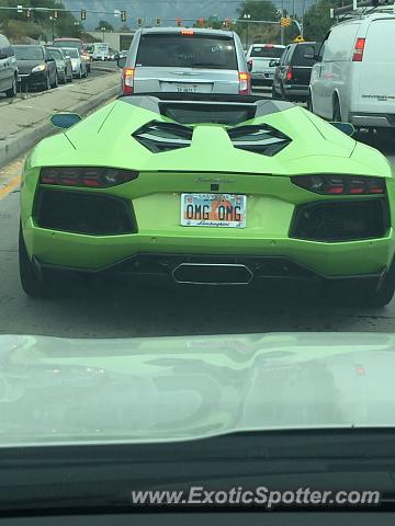 Lamborghini Aventador spotted in Logan, Utah