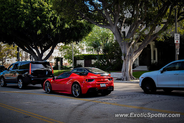 Ferrari 488 GTB spotted in Beverly Hills, California