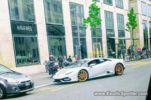 Lamborghini Huracan spotted in Zürich, Switzerland