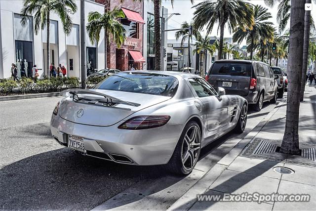 Mercedes SLS AMG spotted in Beverly Hills, California