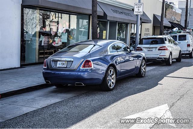 Rolls-Royce Wraith spotted in Beverly Hills, California