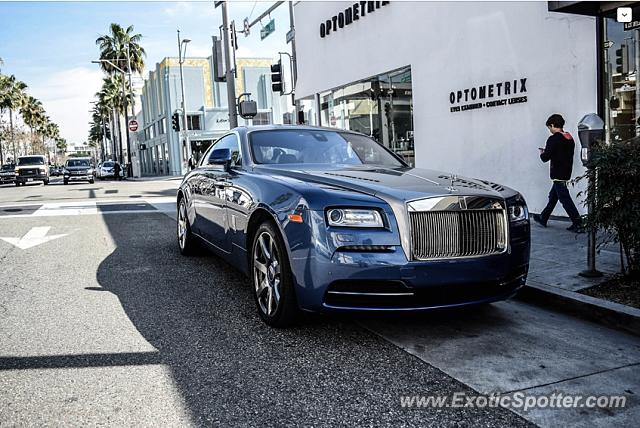 Rolls-Royce Wraith spotted in Beverly Hills, California