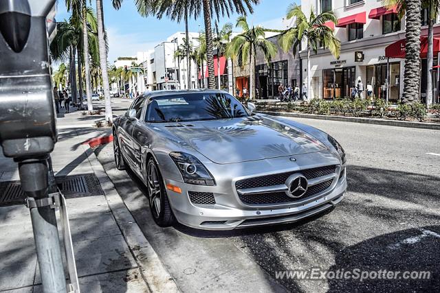 Mercedes SLS AMG spotted in Beverly Hills, California