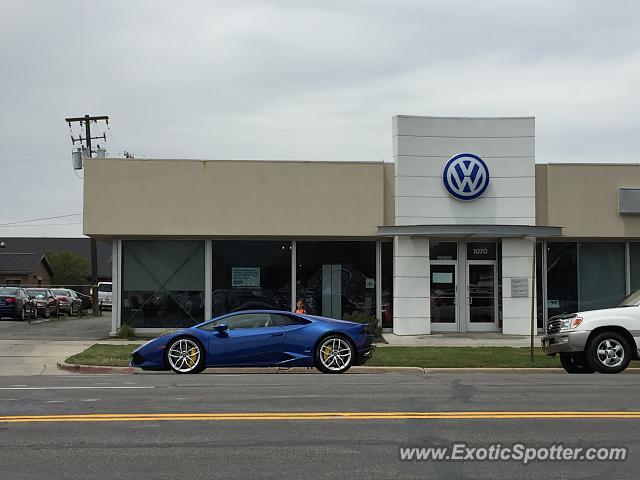 Lamborghini Huracan spotted in Salt Lake City, Utah