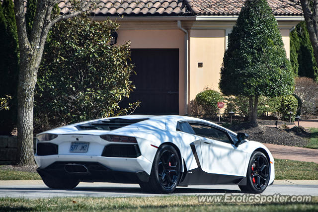 Lamborghini Aventador spotted in Leawood, Kansas