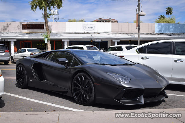 Lamborghini Aventador spotted in Scottsdale, Arizona