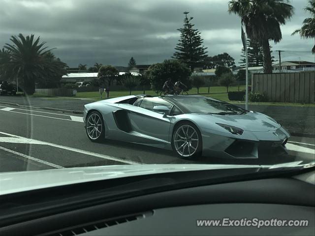 Lamborghini Aventador spotted in Orewa, New Zealand