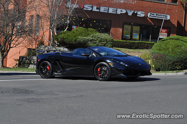 Lamborghini Gallardo spotted in Greenwich, Connecticut