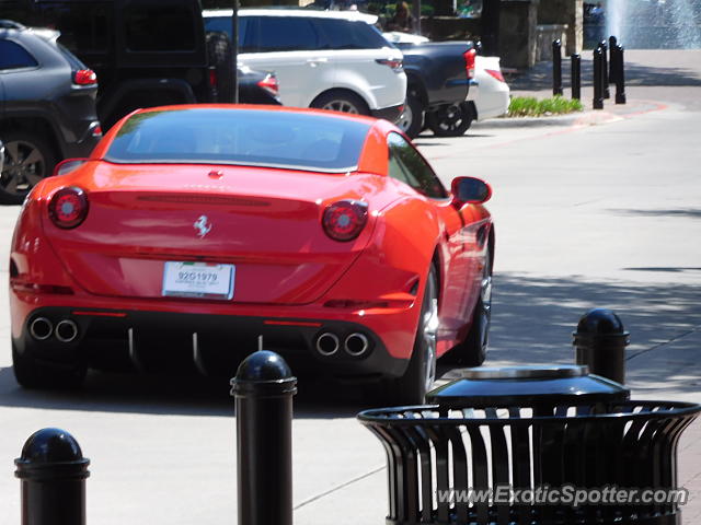 Ferrari California spotted in Dallas, Texas