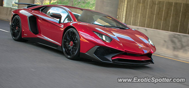 Lamborghini Aventador spotted in McLean, Virginia