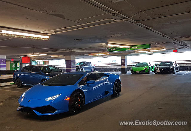 Lamborghini Huracan spotted in Toronto, Ontario, Canada