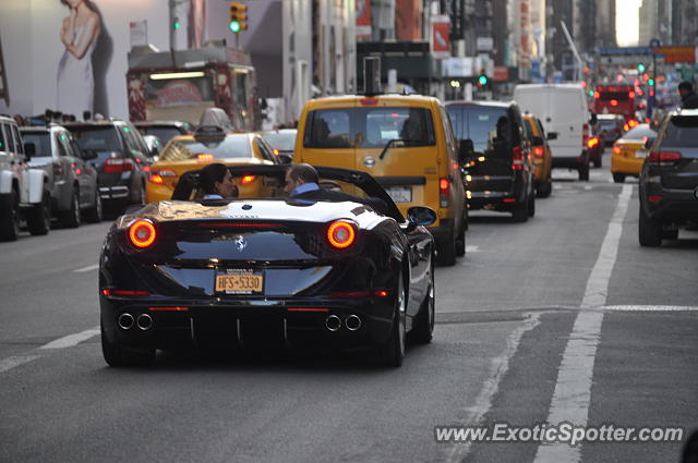 Ferrari California spotted in Manhattan, New York